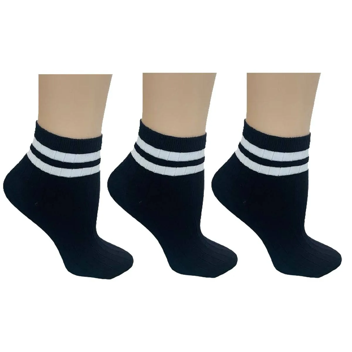 Rayon Ladies Quarter Hi Performance Socks Multi-Packs