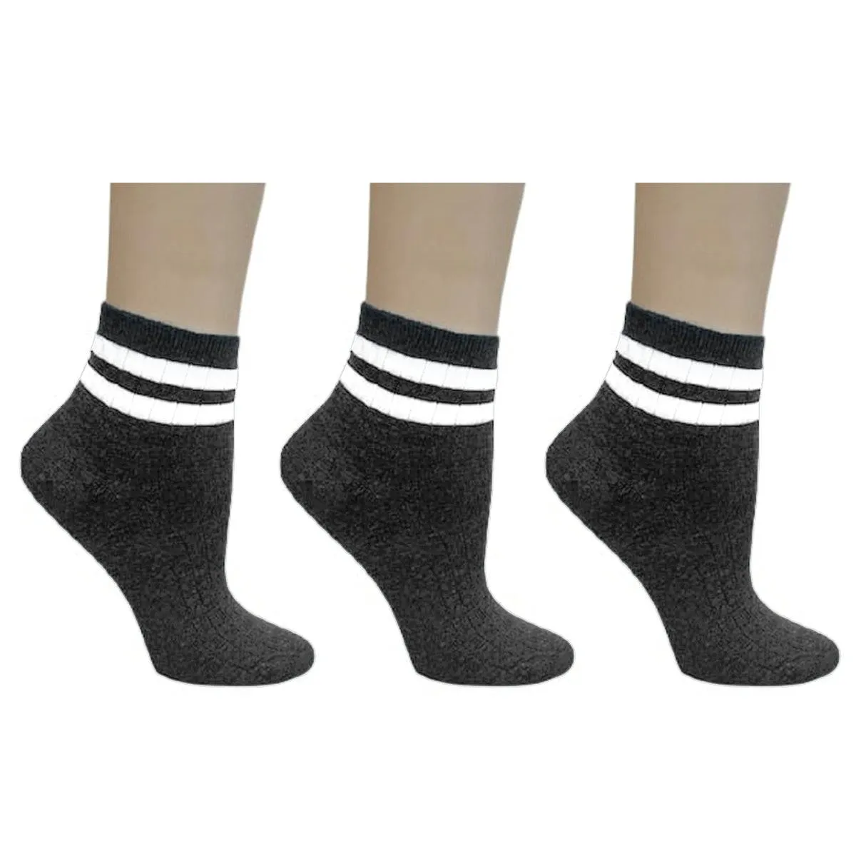 Rayon Ladies Quarter Hi Performance Socks Multi-Packs