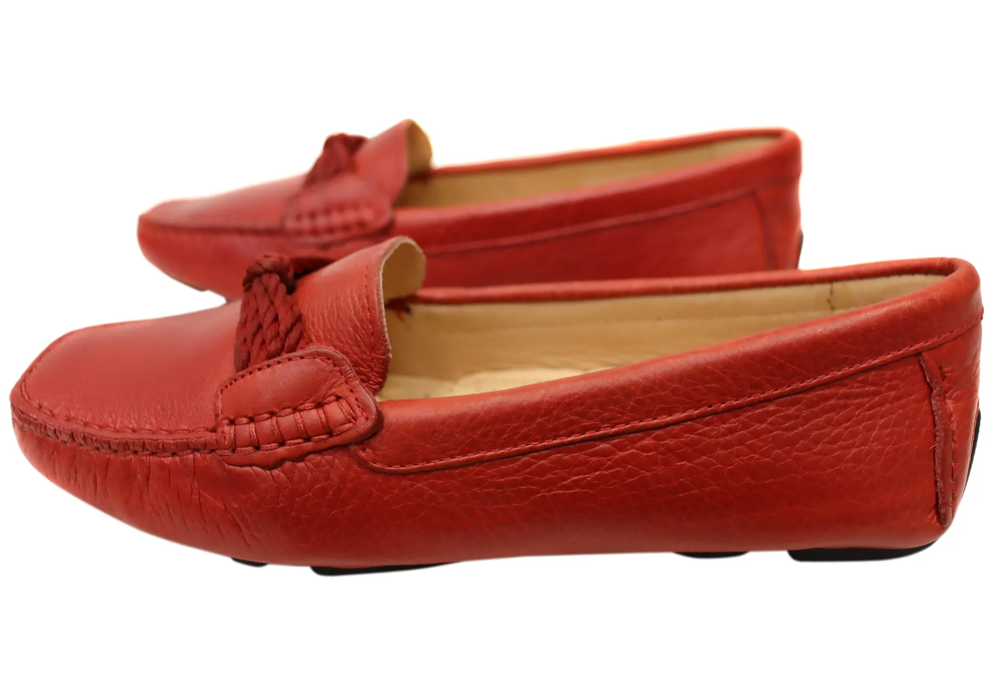 Savelli Erin Womens Comfortable Leather Loafers Shoes Made In Brazil