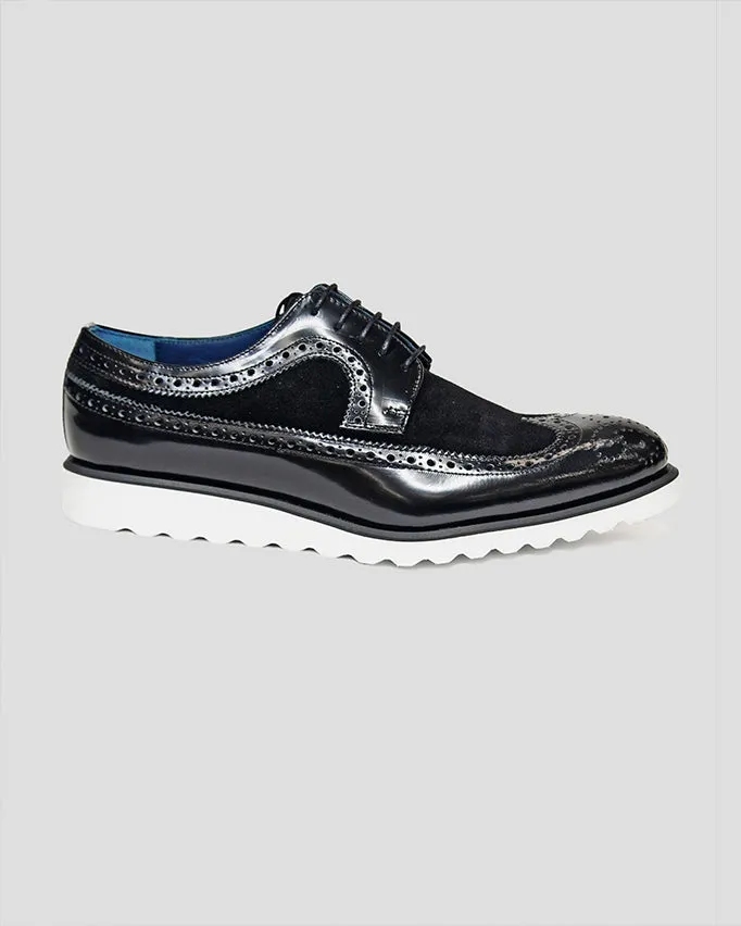 SG Rogue Sport Wingtip Brogues - Black