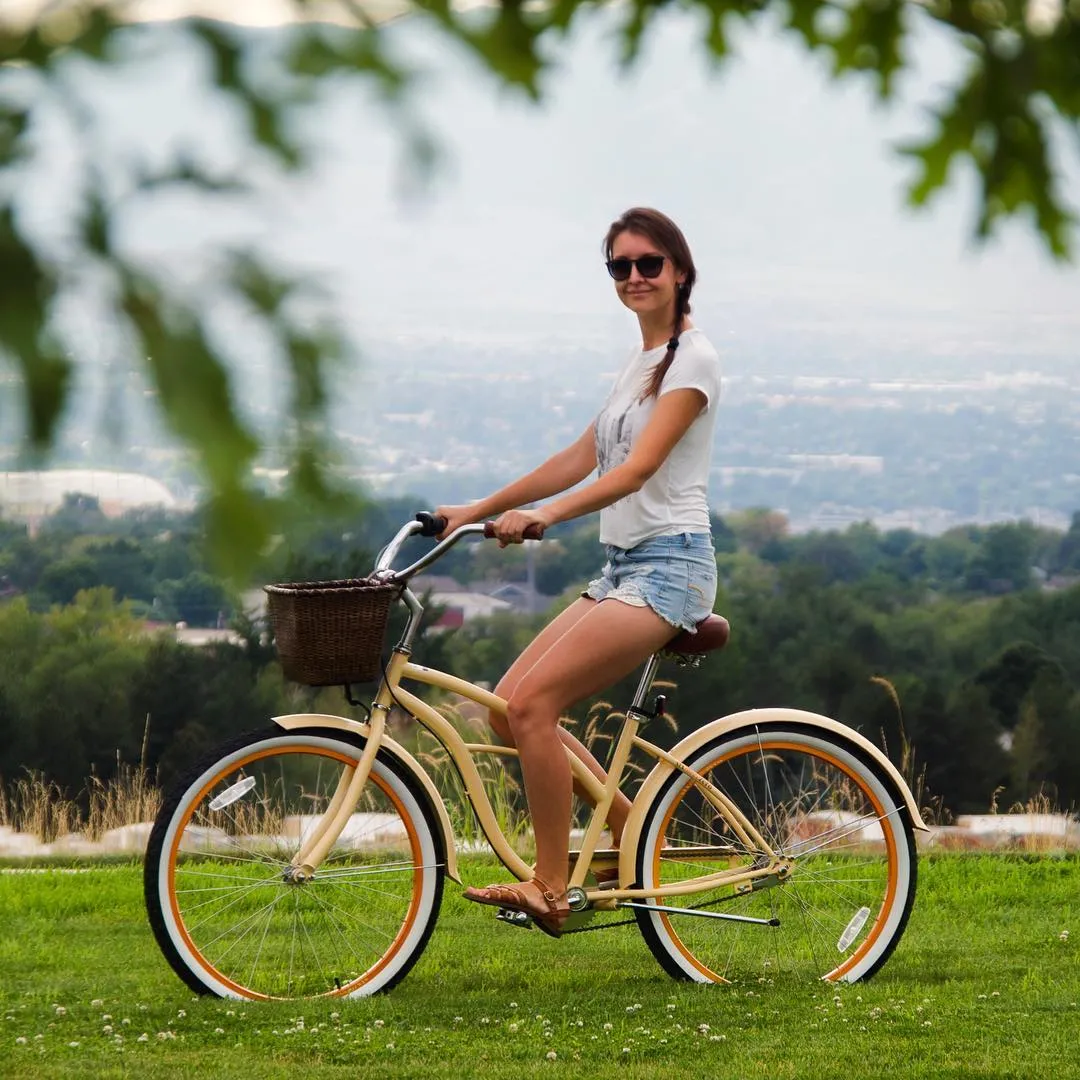 sixthreezero Paisley 3 Speed 26" Women's Beach Cruiser Bike