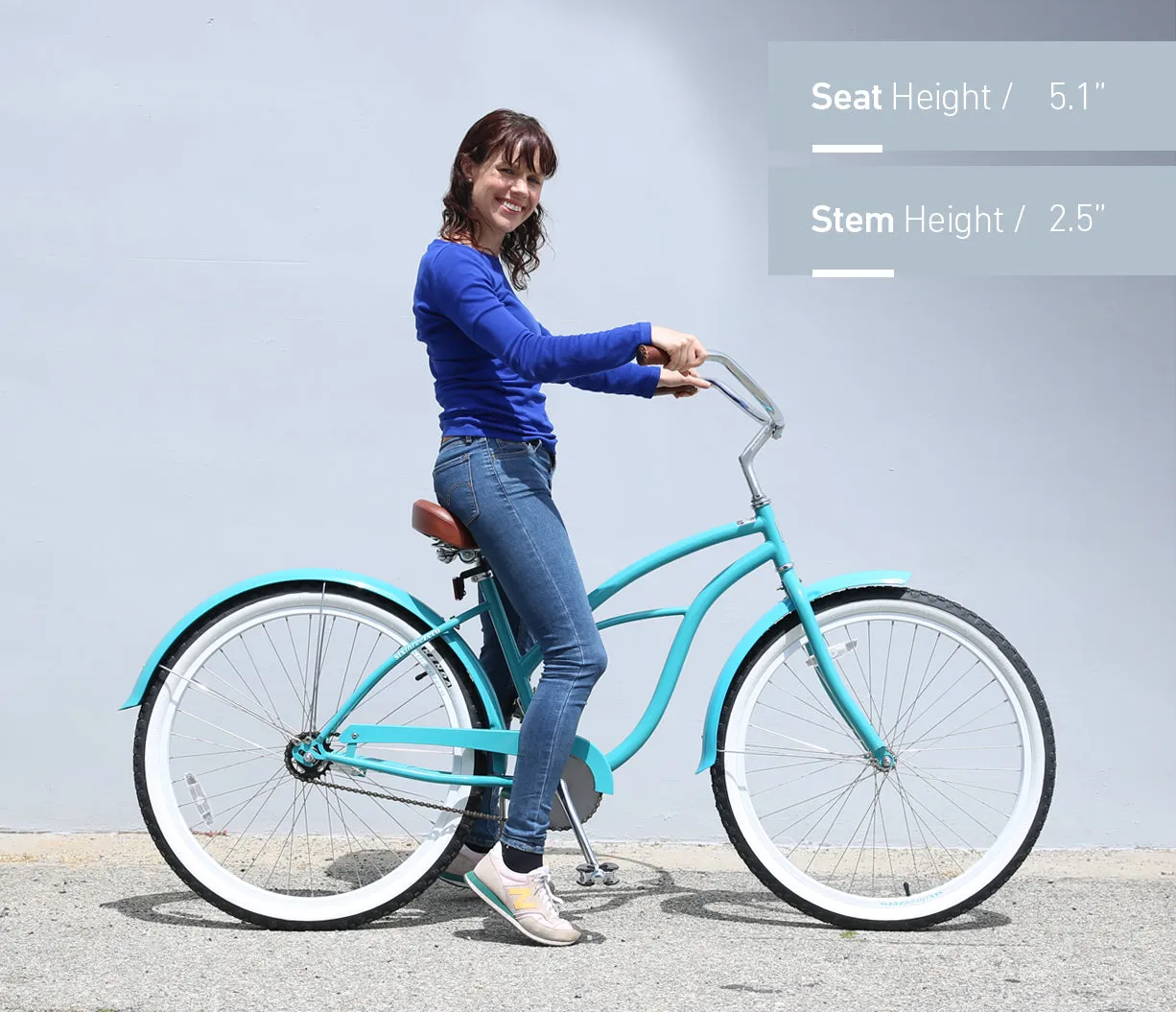 sixthreezero Paisley 3 Speed 26" Women's Beach Cruiser Bike