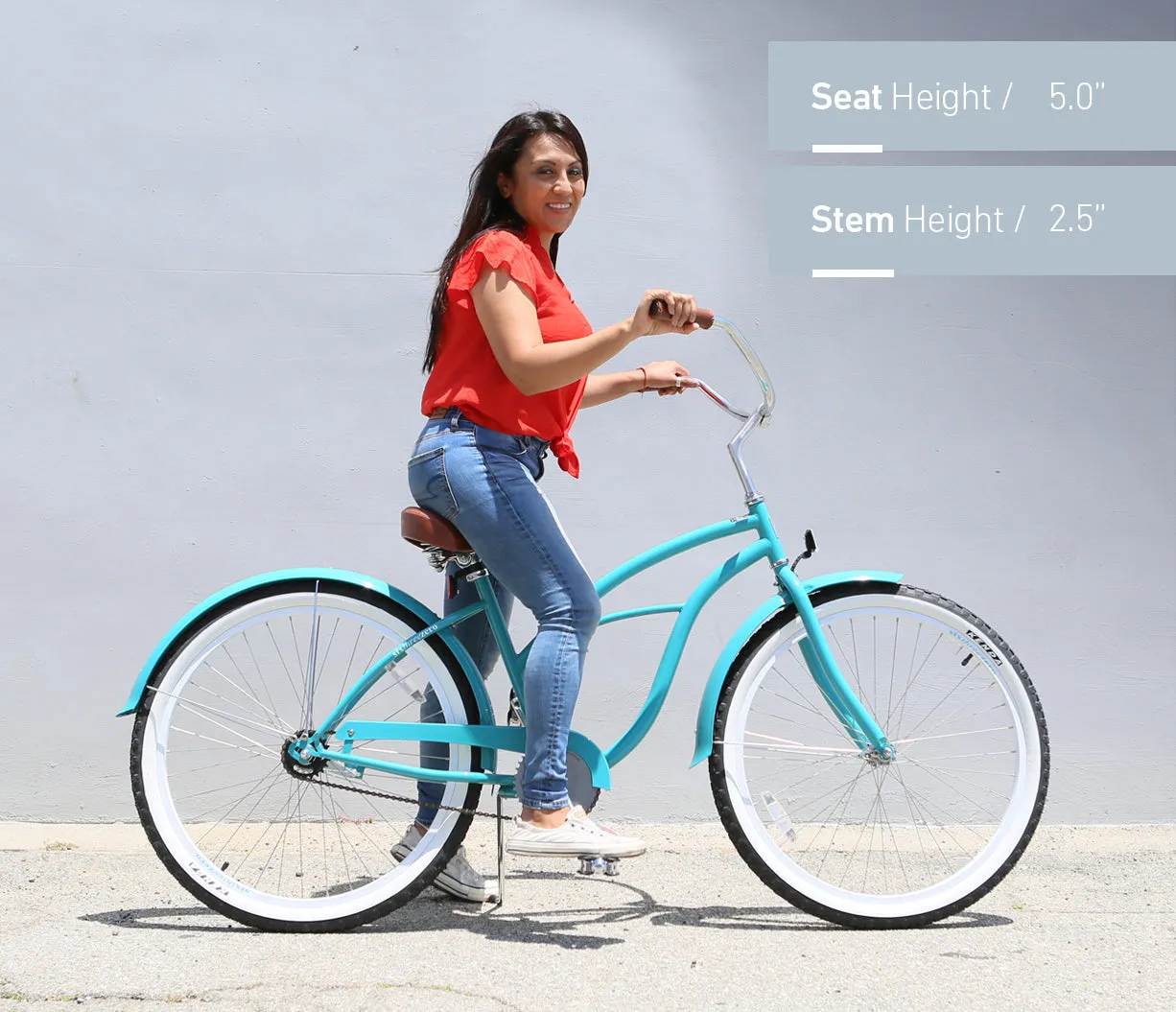 sixthreezero Serenity Women's 26" Single Speed Beach Cruiser Bicycle