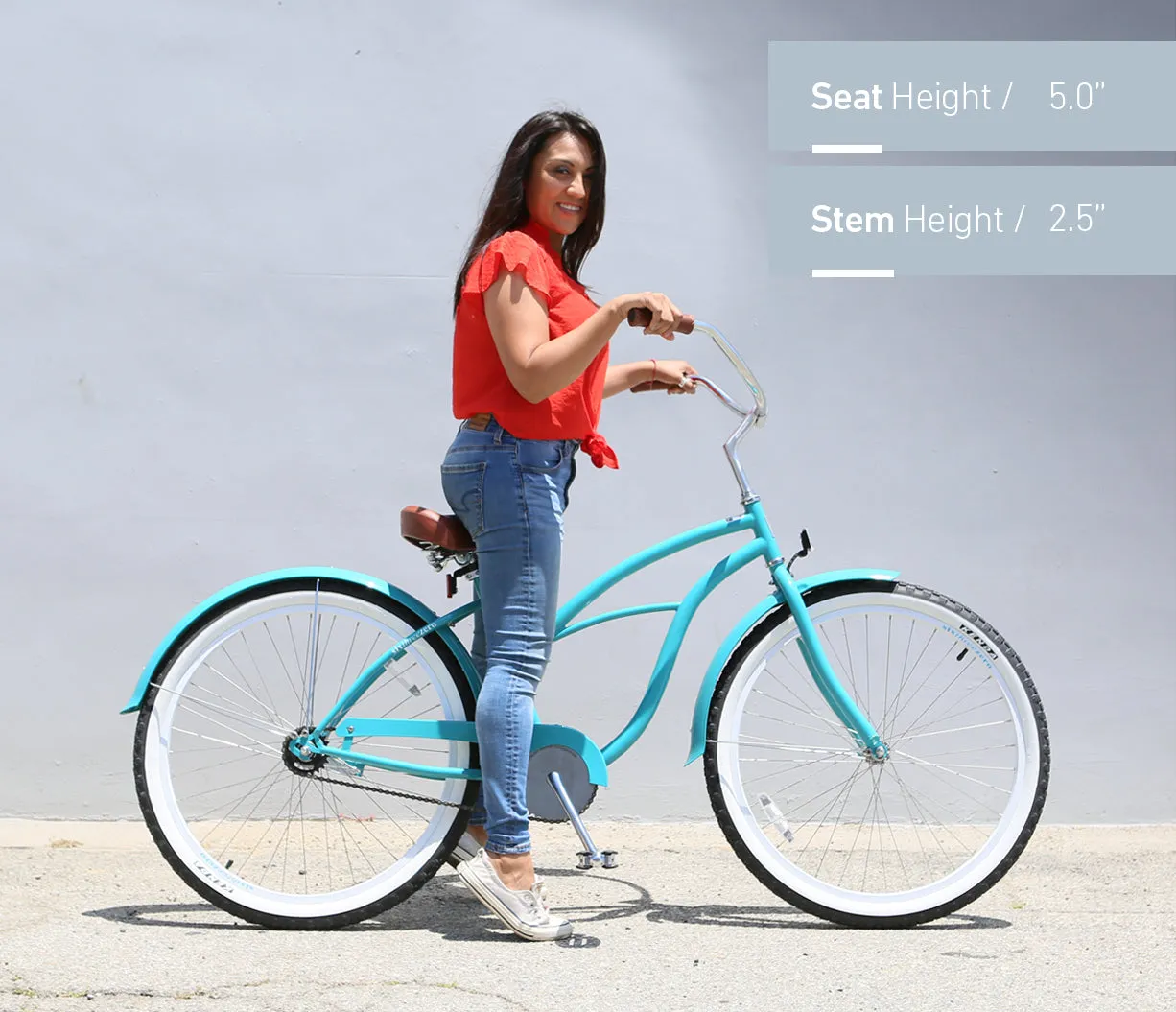 sixthreezero Serenity Women's 26" Single Speed Beach Cruiser Bicycle