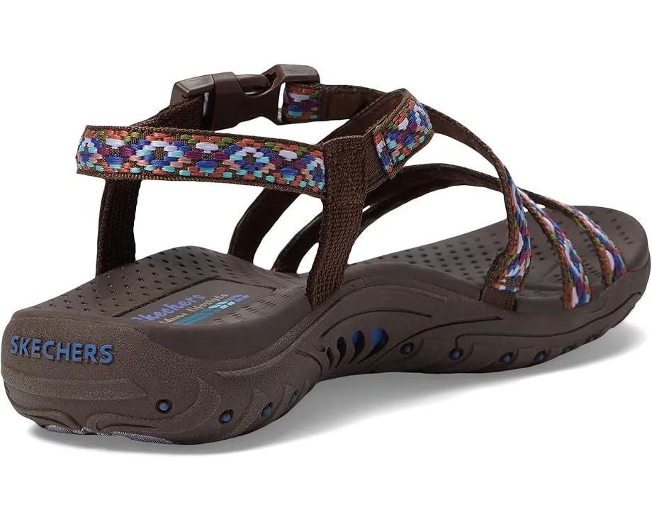 Skechers Womens Reggae Dream Weaver Chocolate Multi