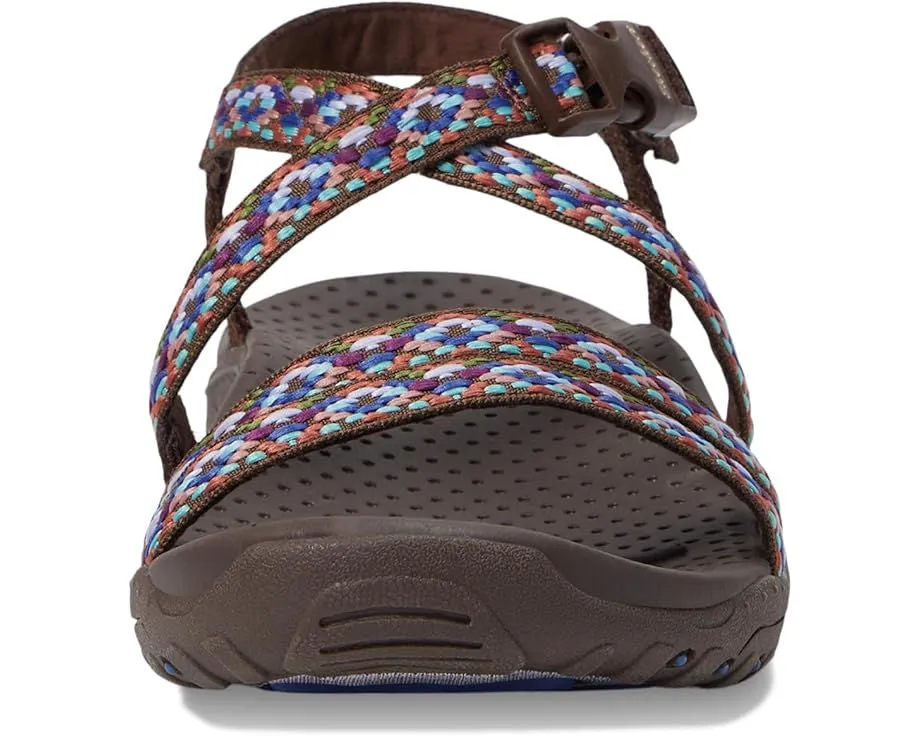 Skechers Womens Reggae Dream Weaver Chocolate Multi