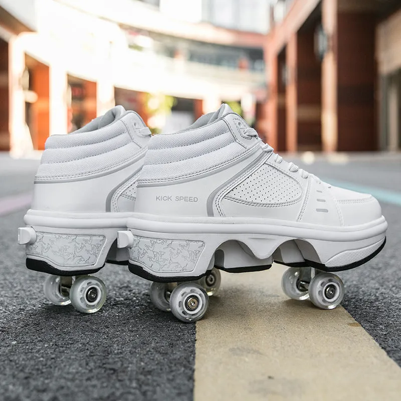 Sneaker Roller Shoes - double-row Roller Skates