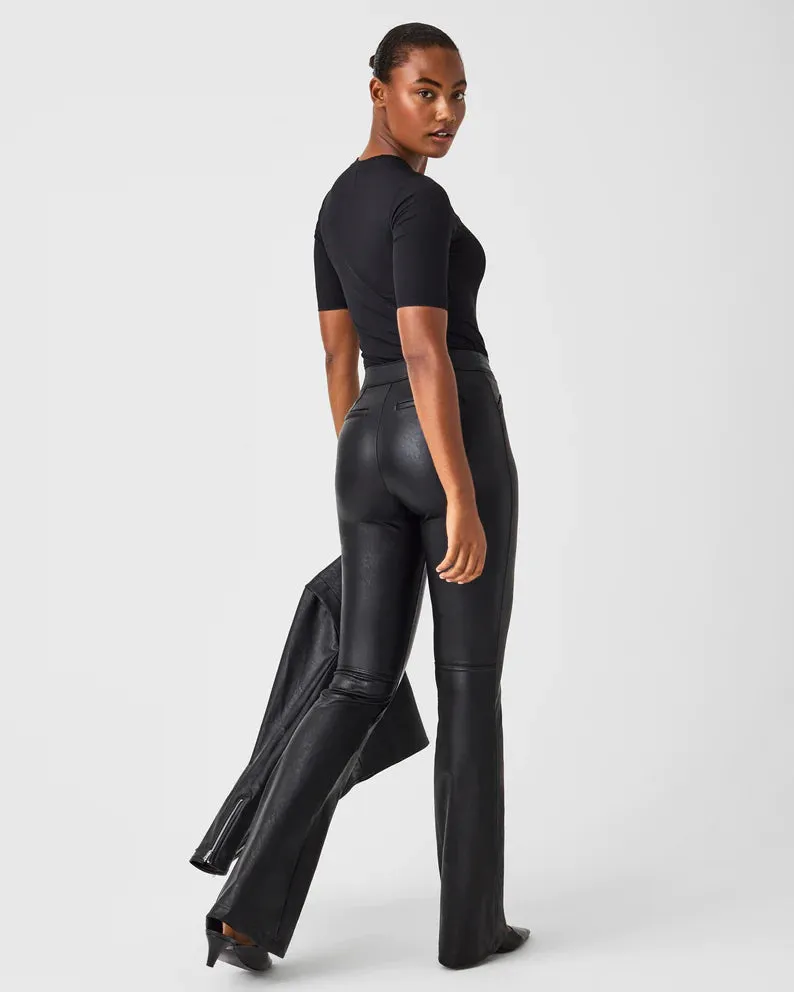 Spanx Leather-Like Flare Pant