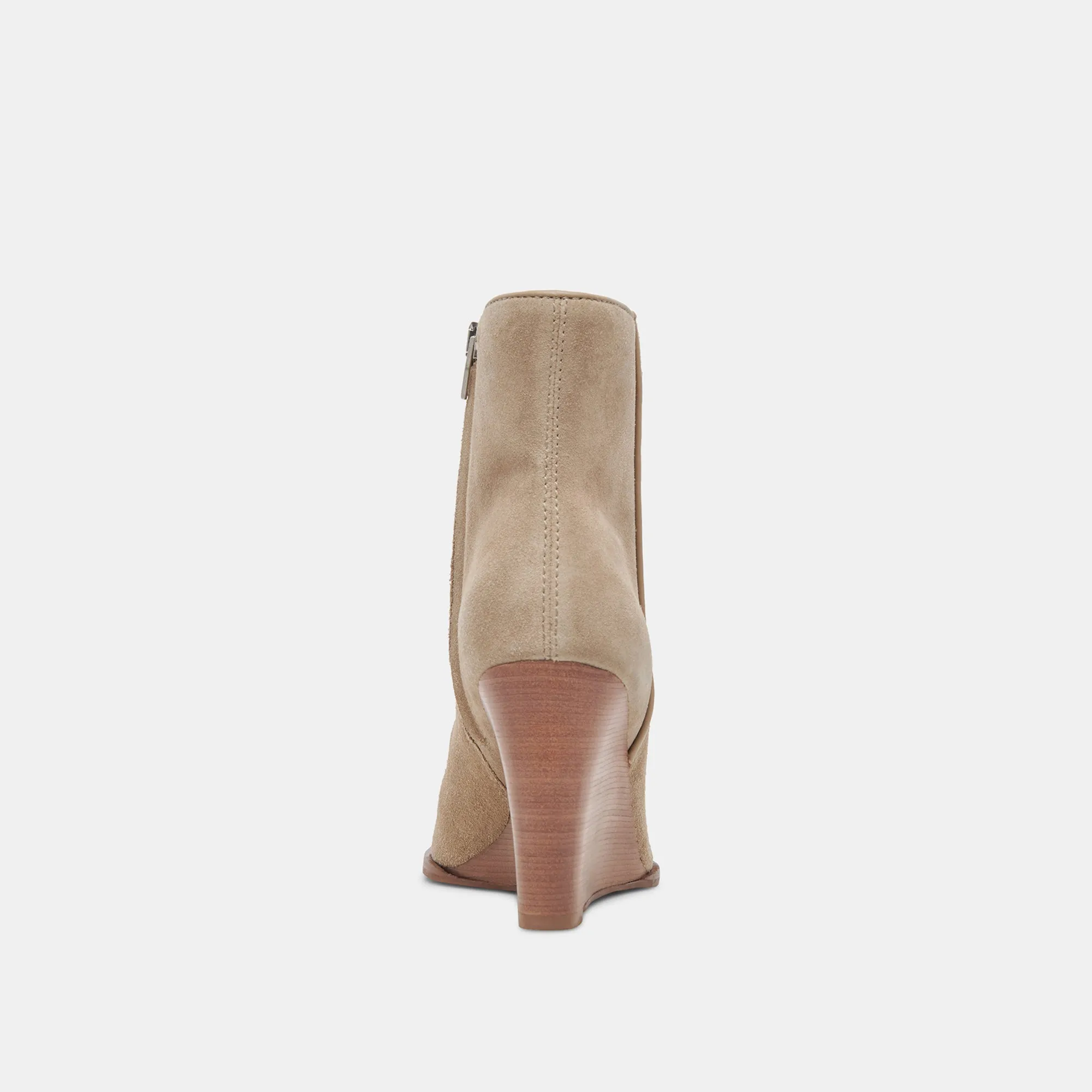 SUSANN BOOTIES ALMOND SUEDE