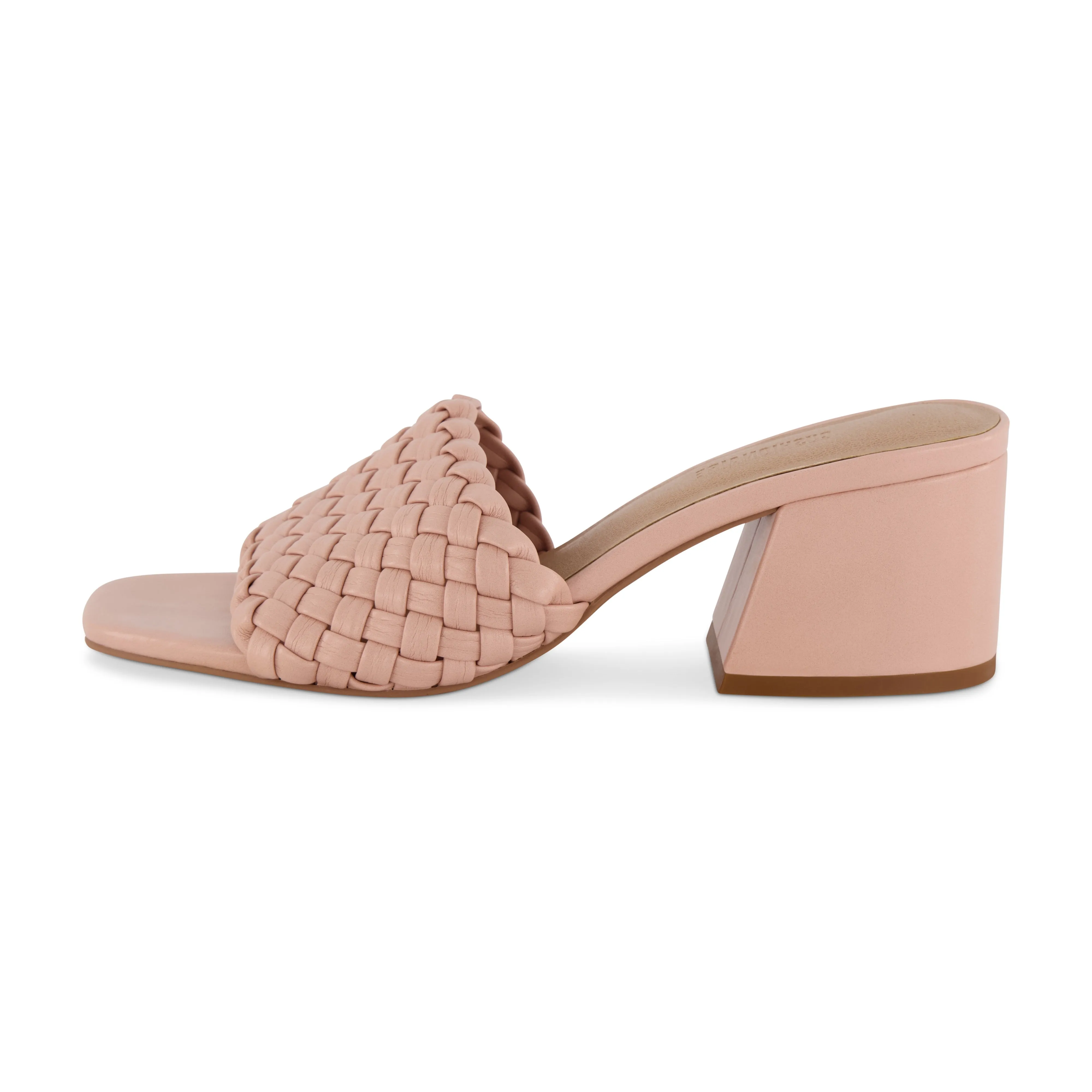 Tasha Woven Block Heel Sandal