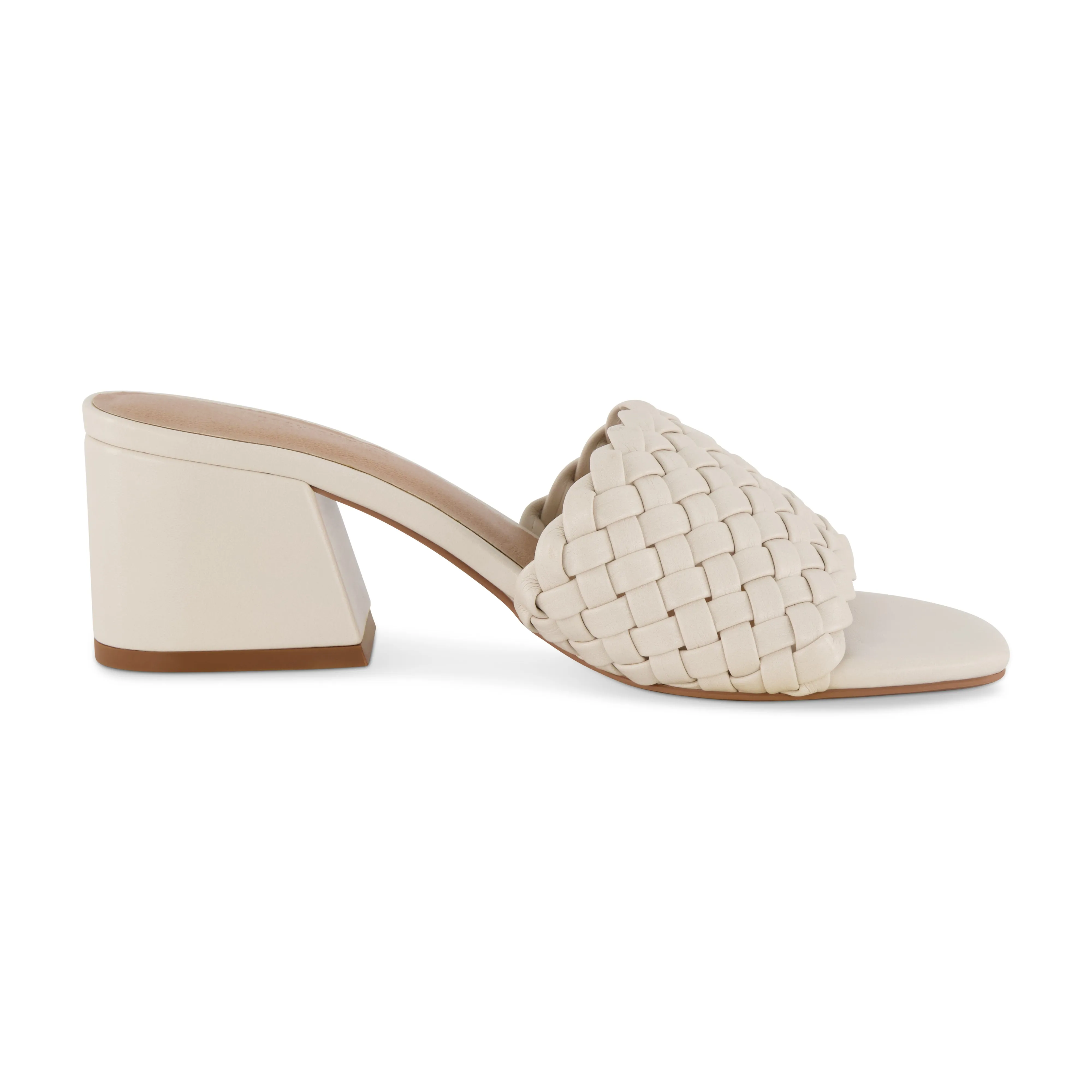 Tasha Woven Block Heel Sandal