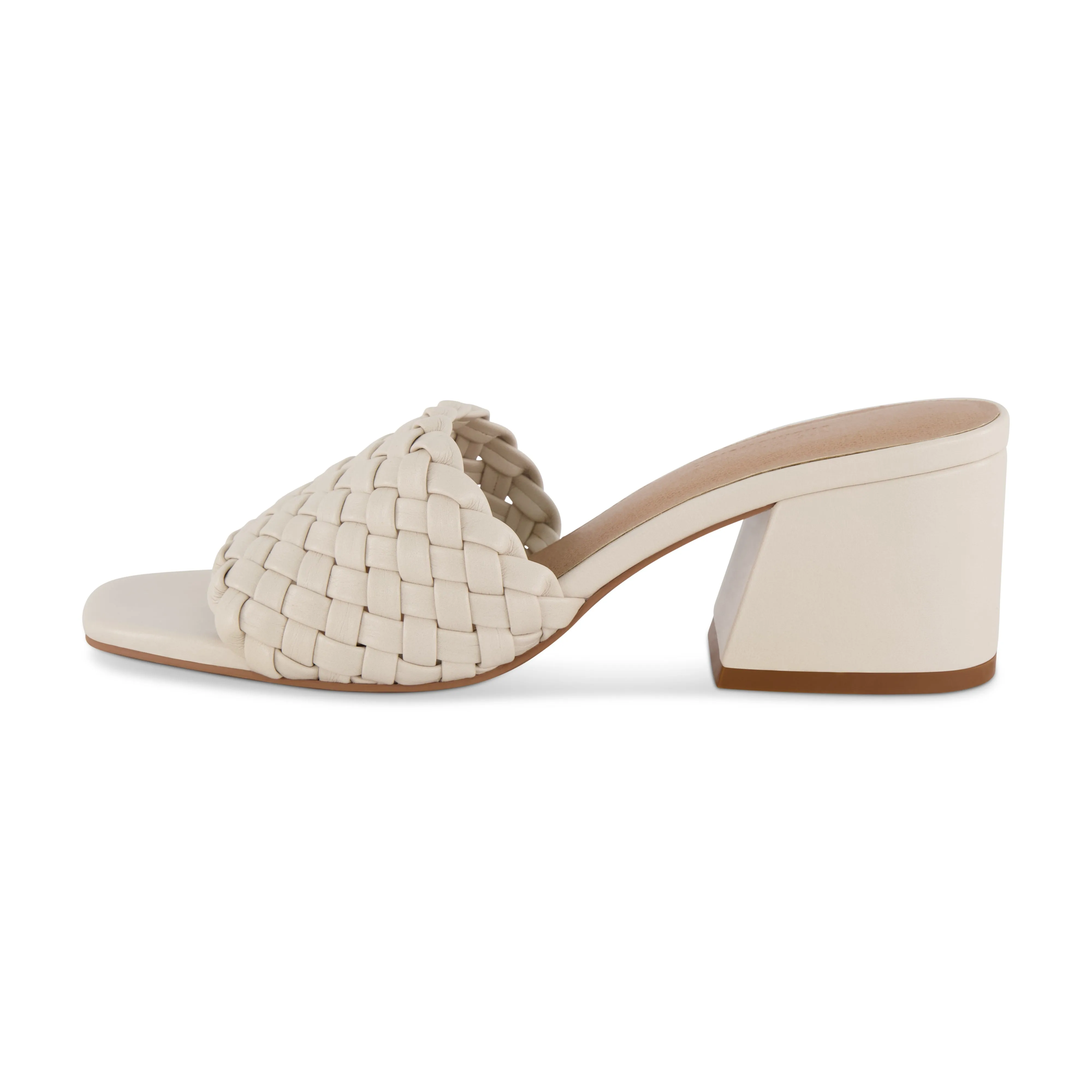 Tasha Woven Block Heel Sandal