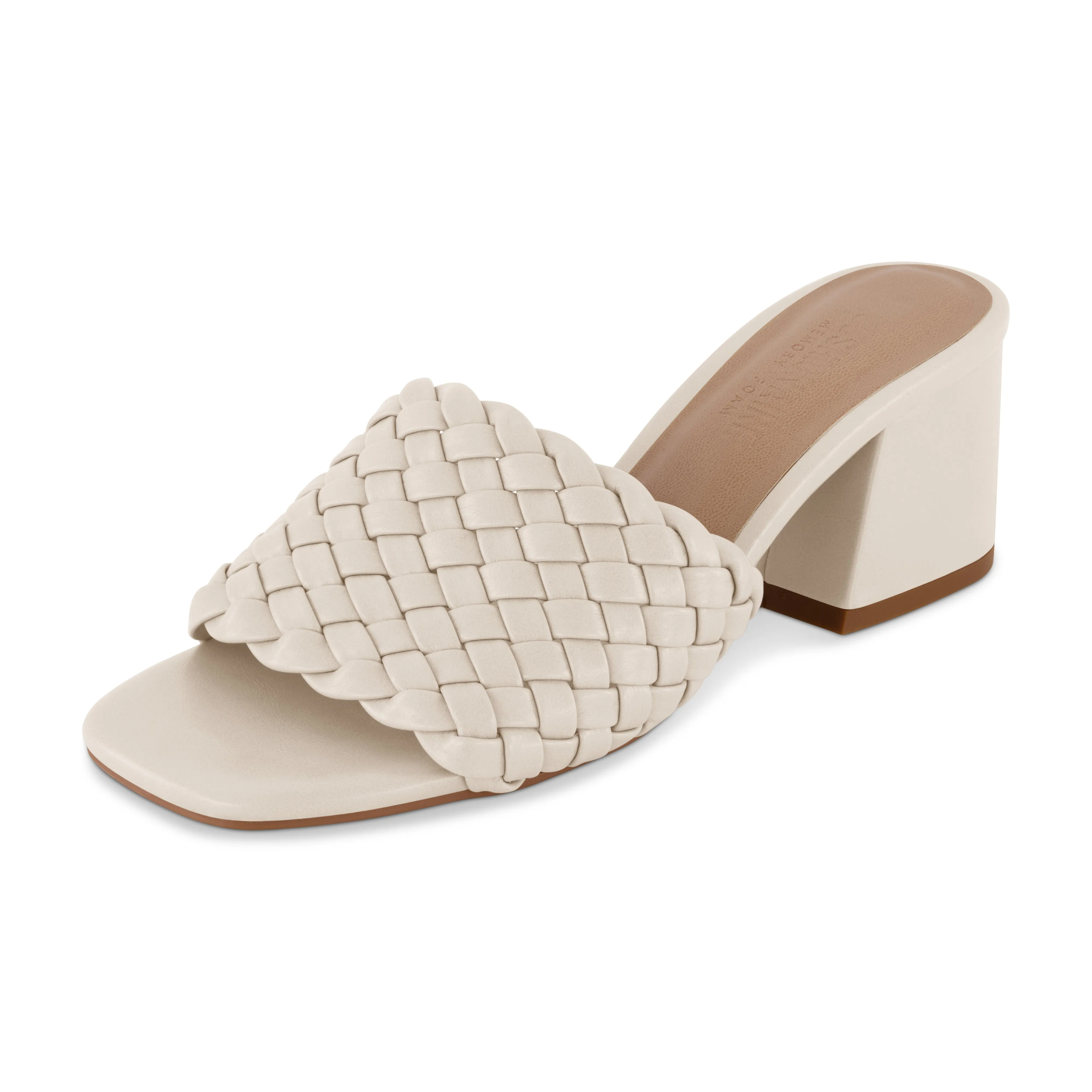 Tasha Woven Block Heel Sandal