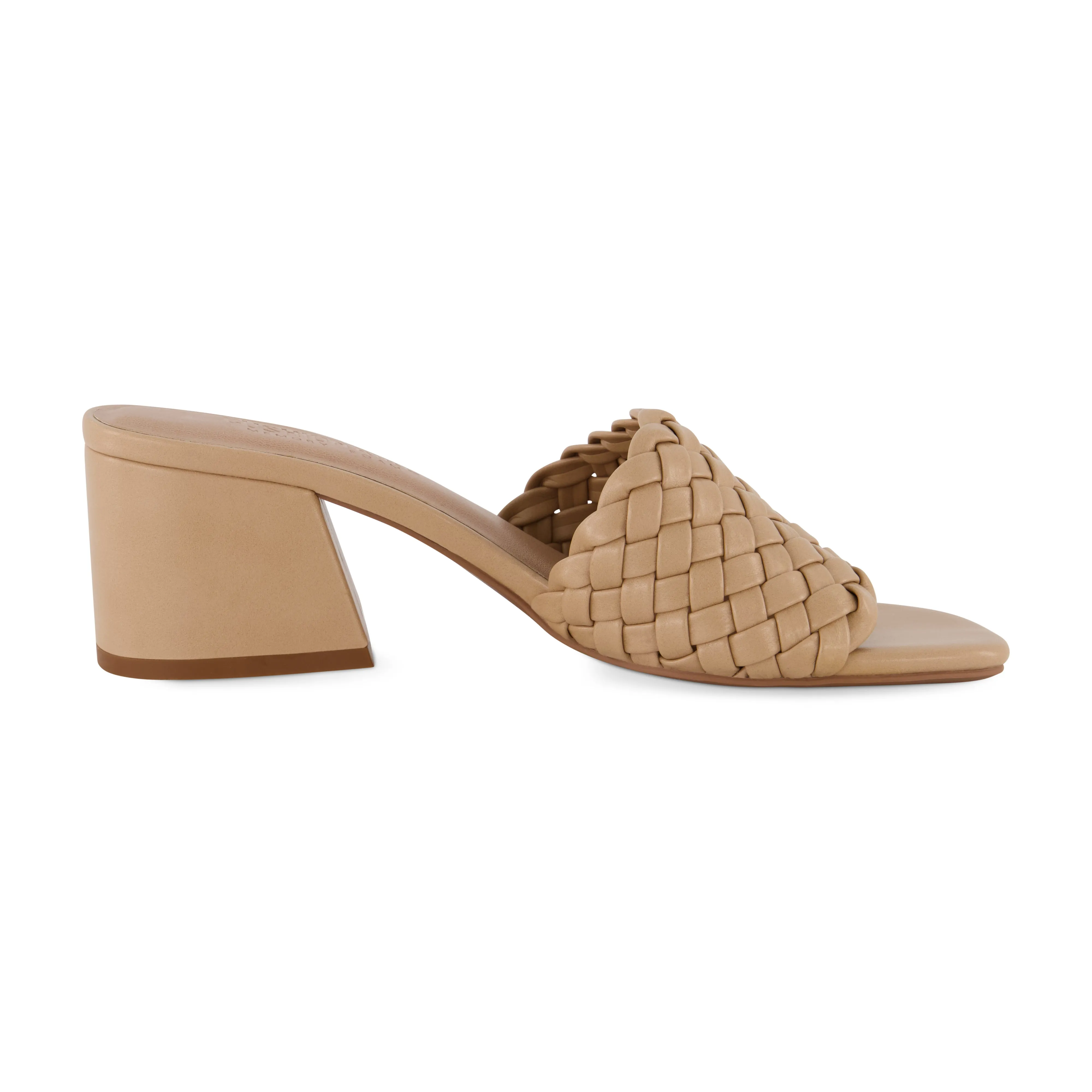 Tasha Woven Block Heel Sandal