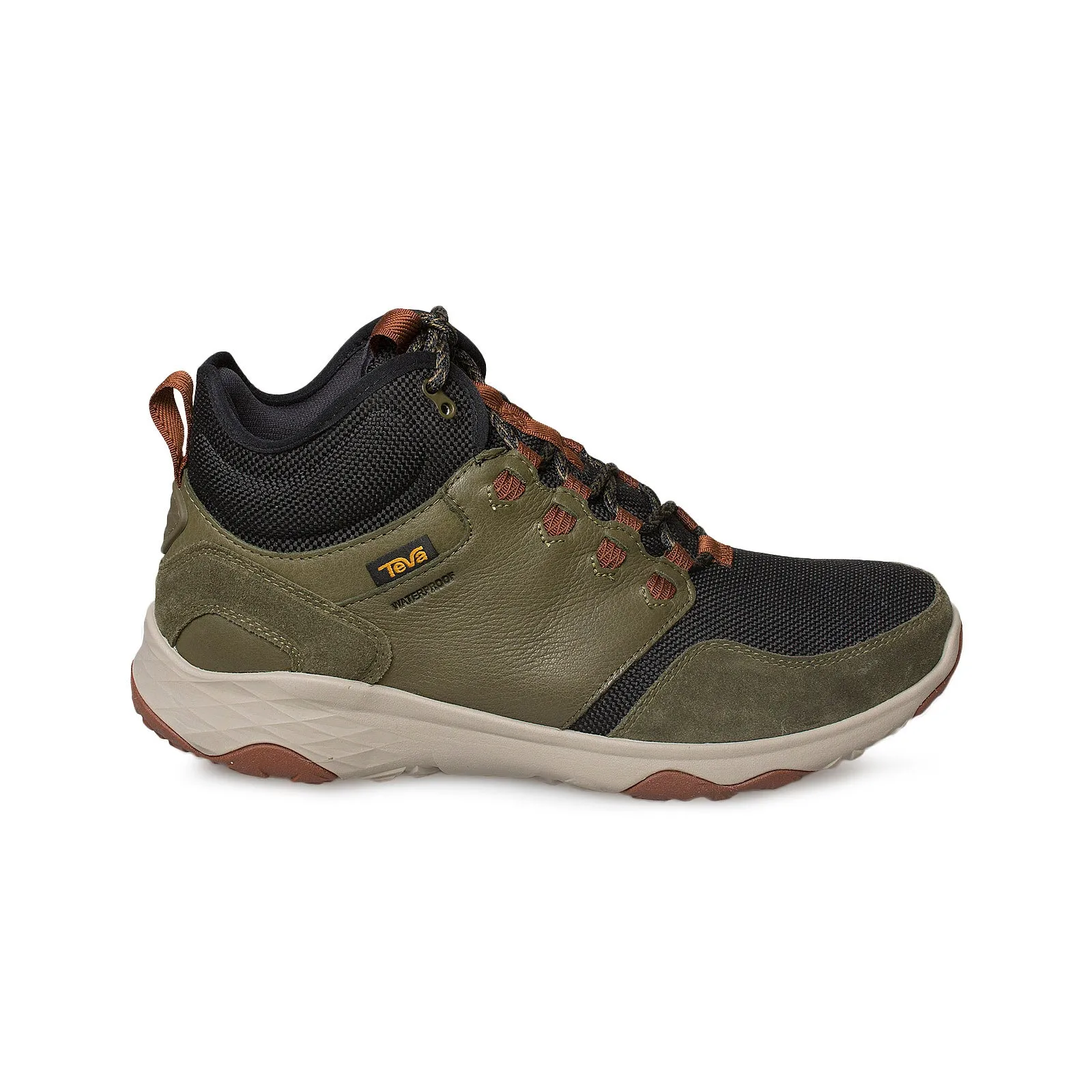 Teva Arrowood Venture Mid WP Dark Olive Shoes - Men's