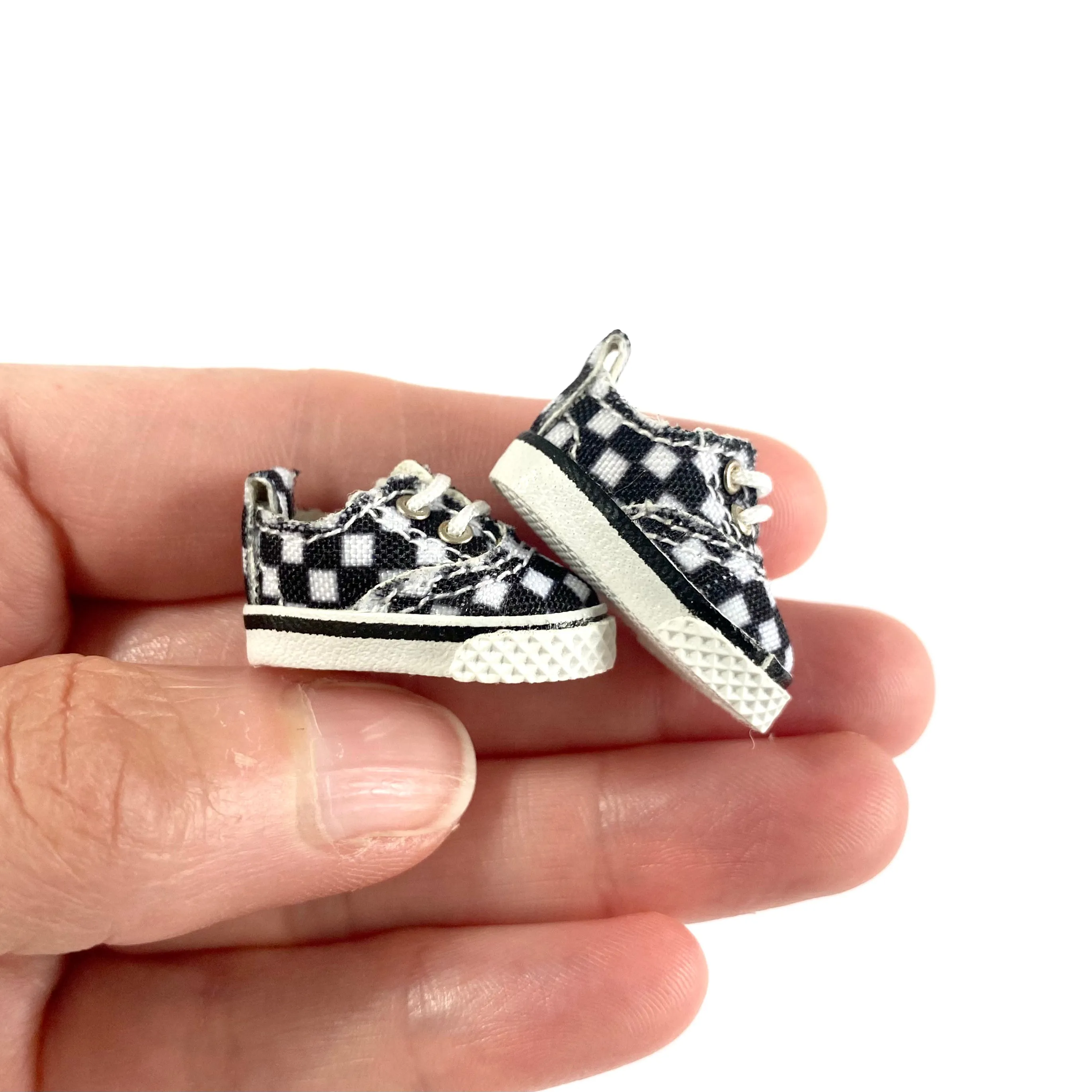 Tiny Doll trainers canvas doll shoes OB11  1/12 scale