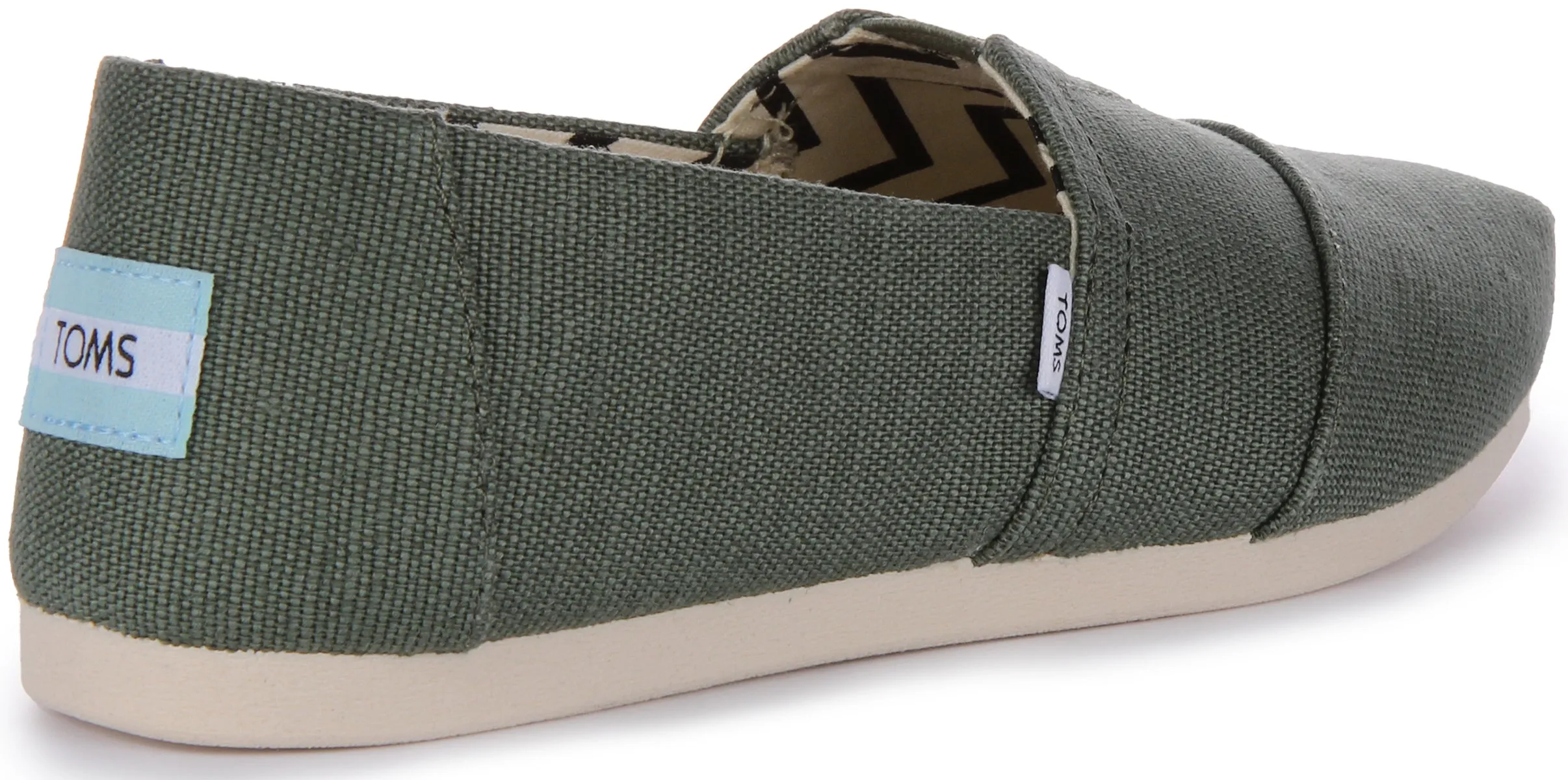 Toms Alpargata Heritage In Olive Green For Women