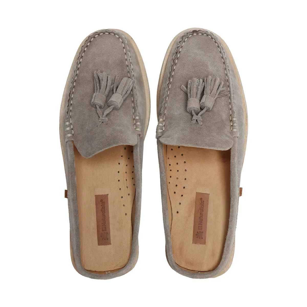 Trudi Taupe Loafer Sandals