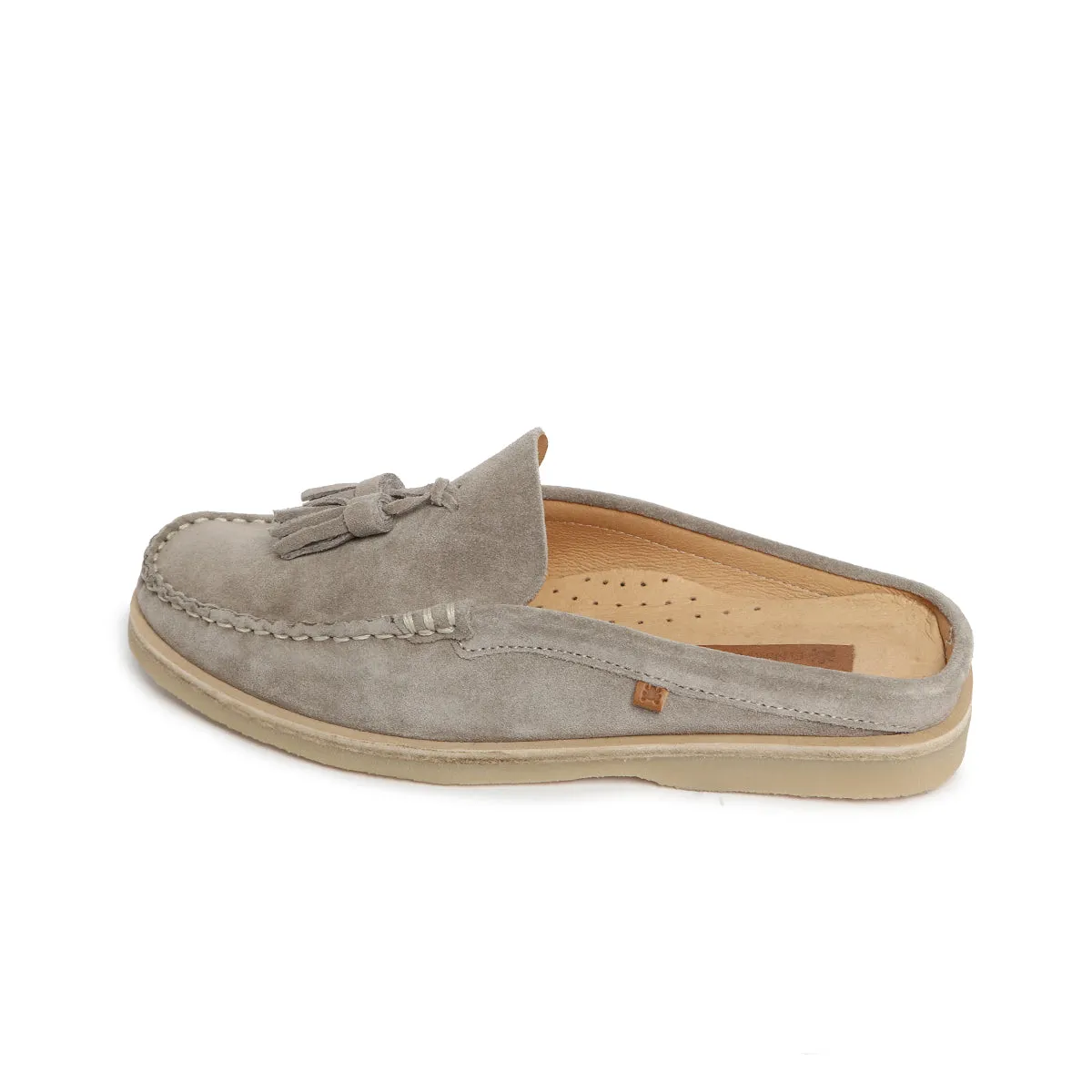 Trudi Taupe Loafer Sandals