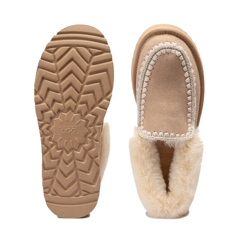 UGG Ankle Platform Moccasins