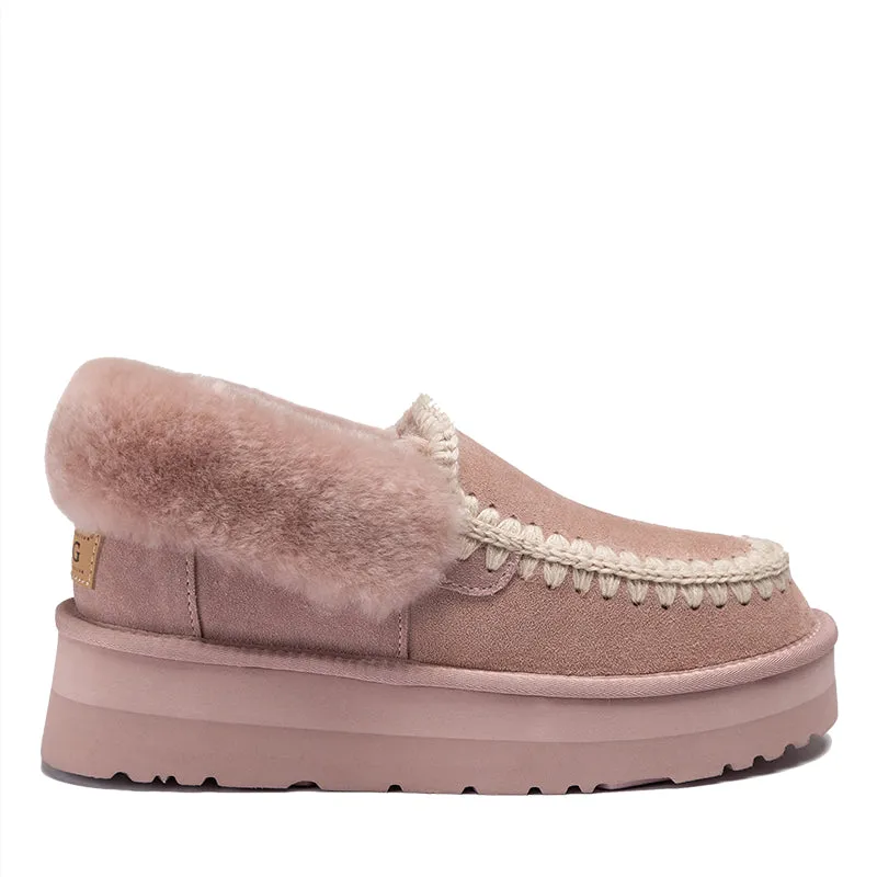 UGG Ankle Platform Moccasins