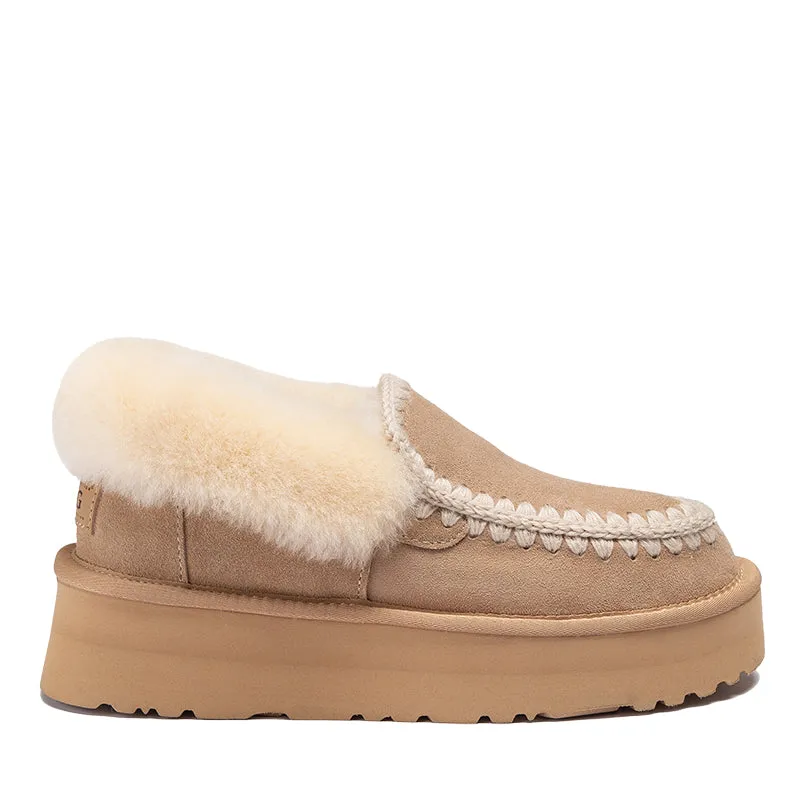 UGG Ankle Platform Moccasins