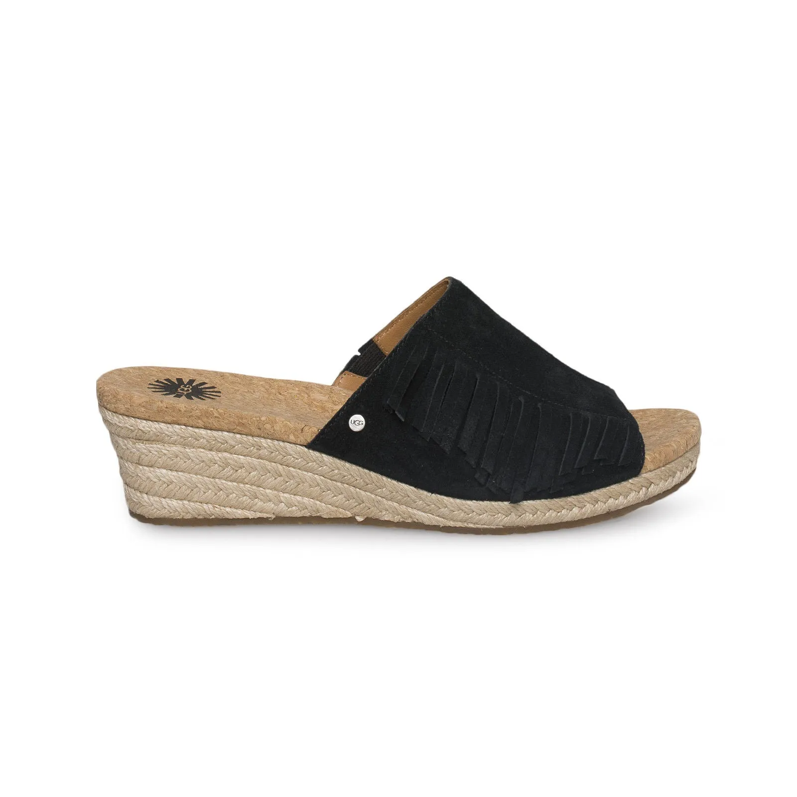 UGG Danes Black Wedges