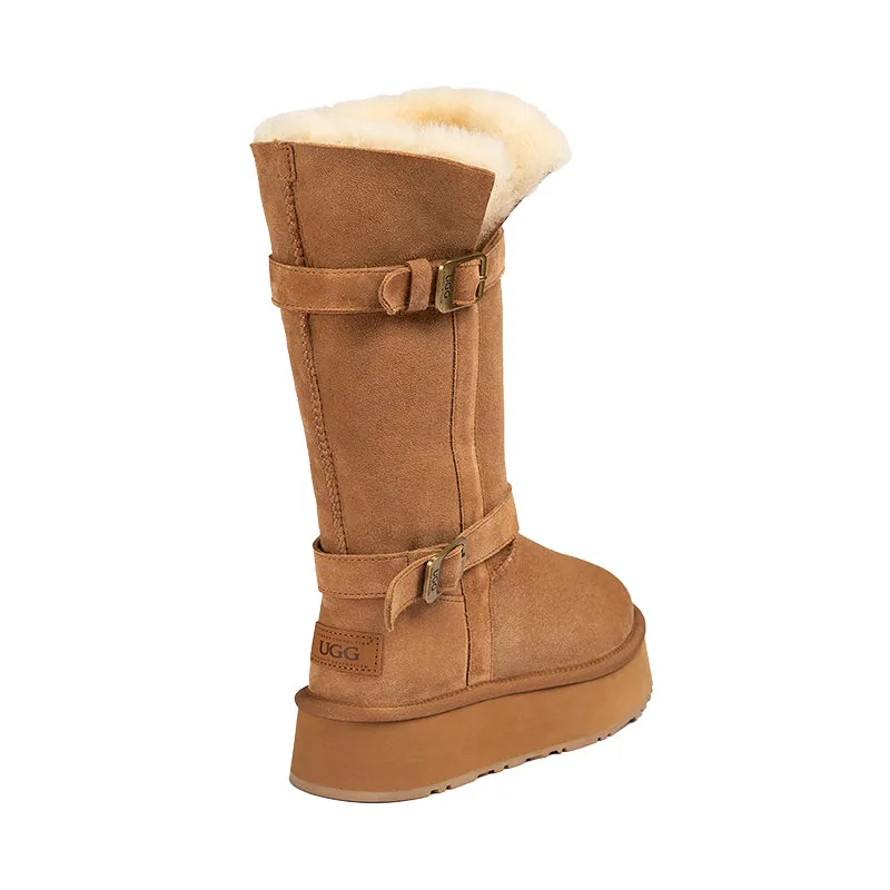 UGG Tall Belt Platform Boots