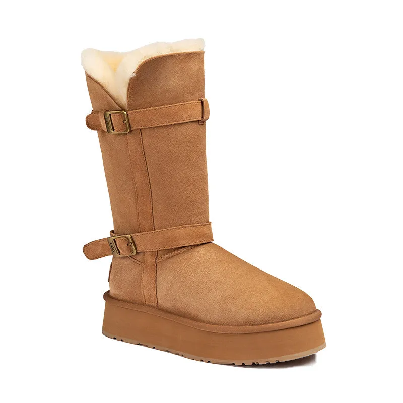 UGG Tall Belt Platform Boots