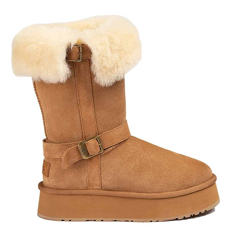 UGG Tall Belt Platform Boots