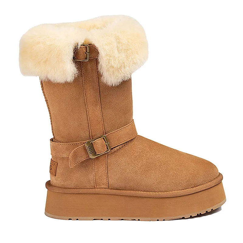 UGG Tall Belt Platform Boots