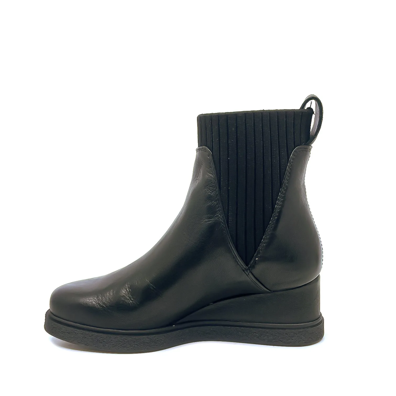 Unisa Jualo Black Wedge Ankle Boot