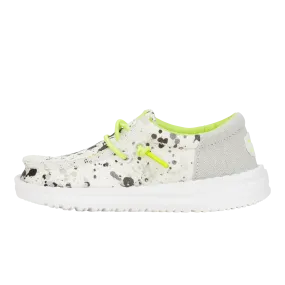 Wally Funk Toddler Splatter - White/Multi