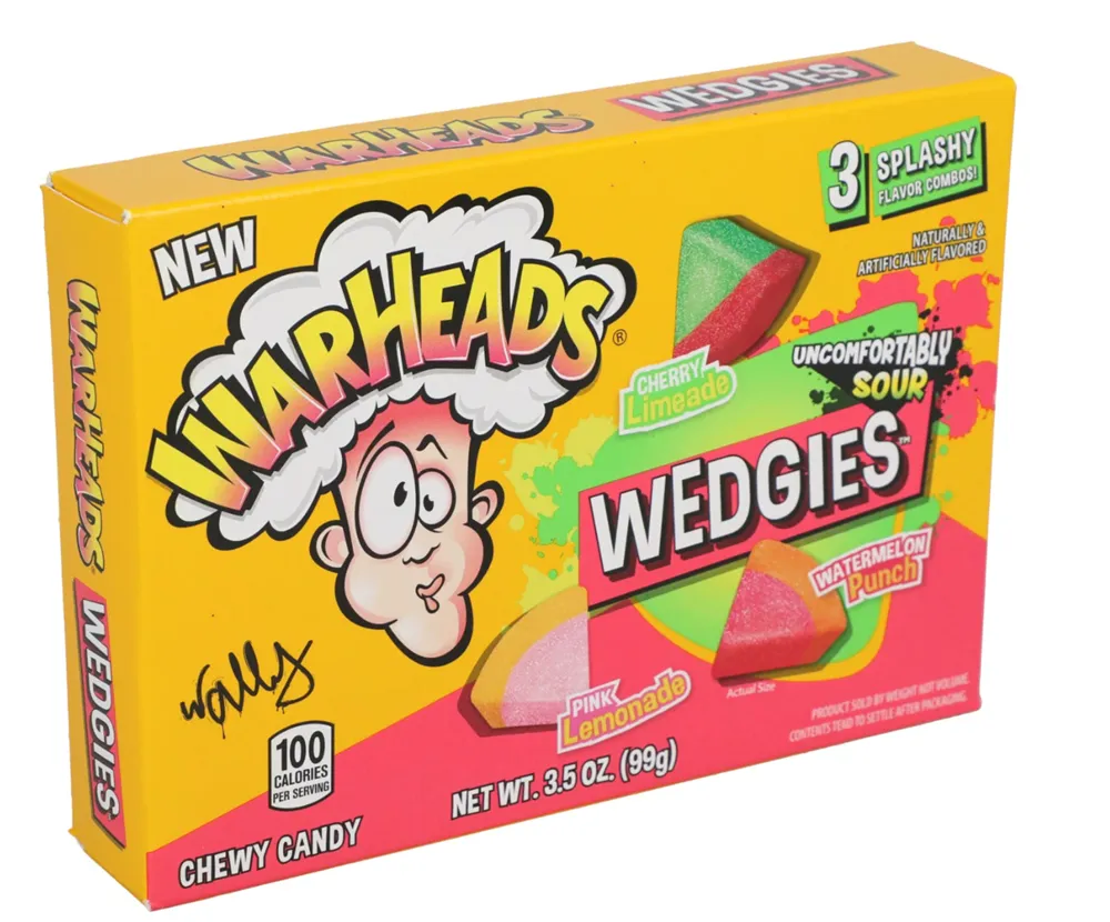 Warheads Sour Wedgies 3.5oz