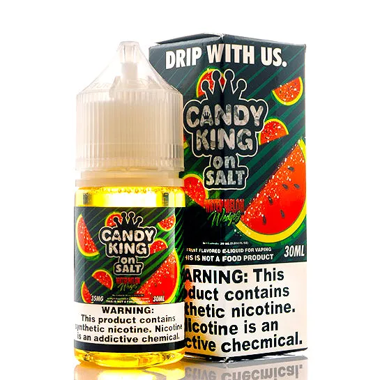 Watermelon Wedges on Salt - Candy King E-Juice