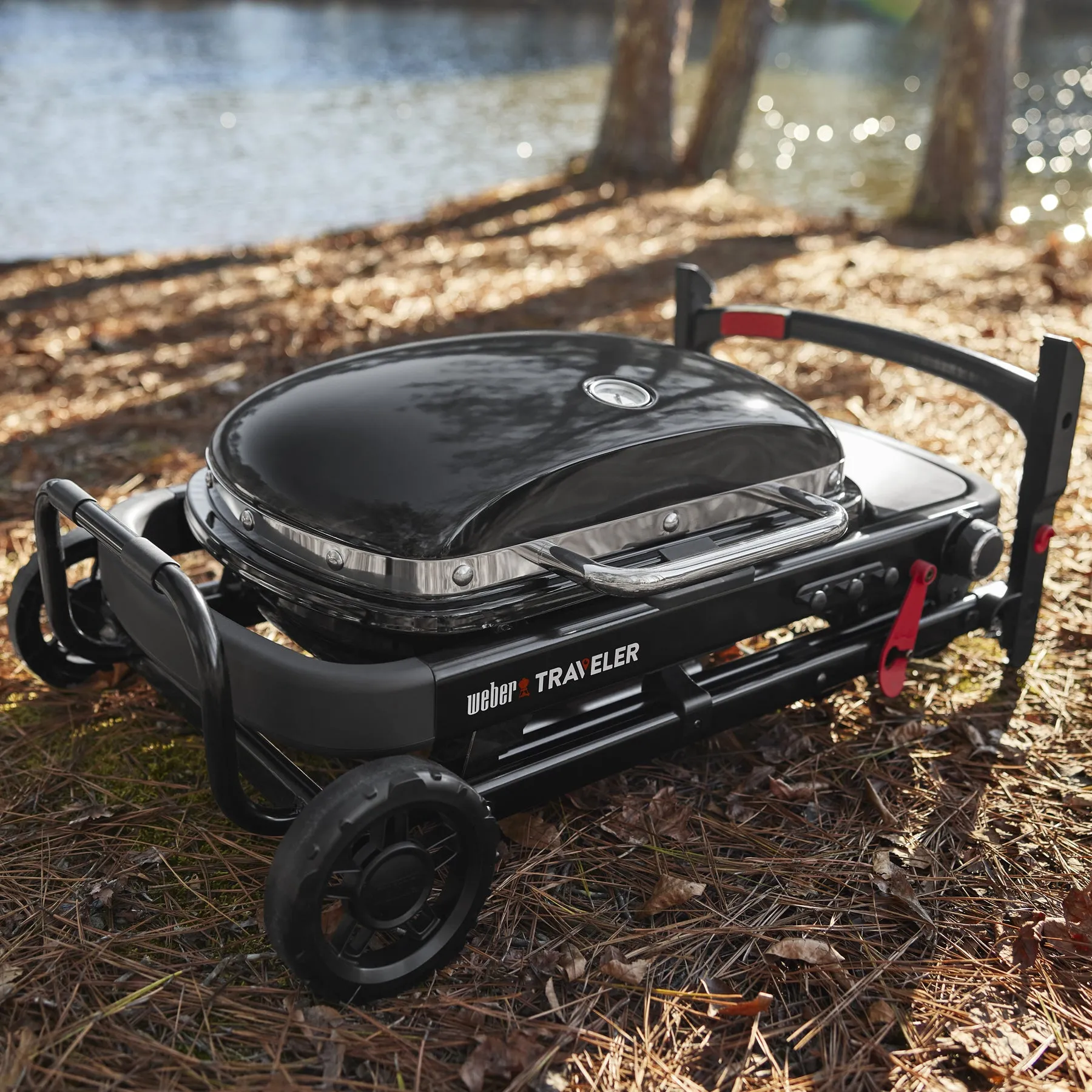 Weber Traveler Compact Portable Gas Barbecue