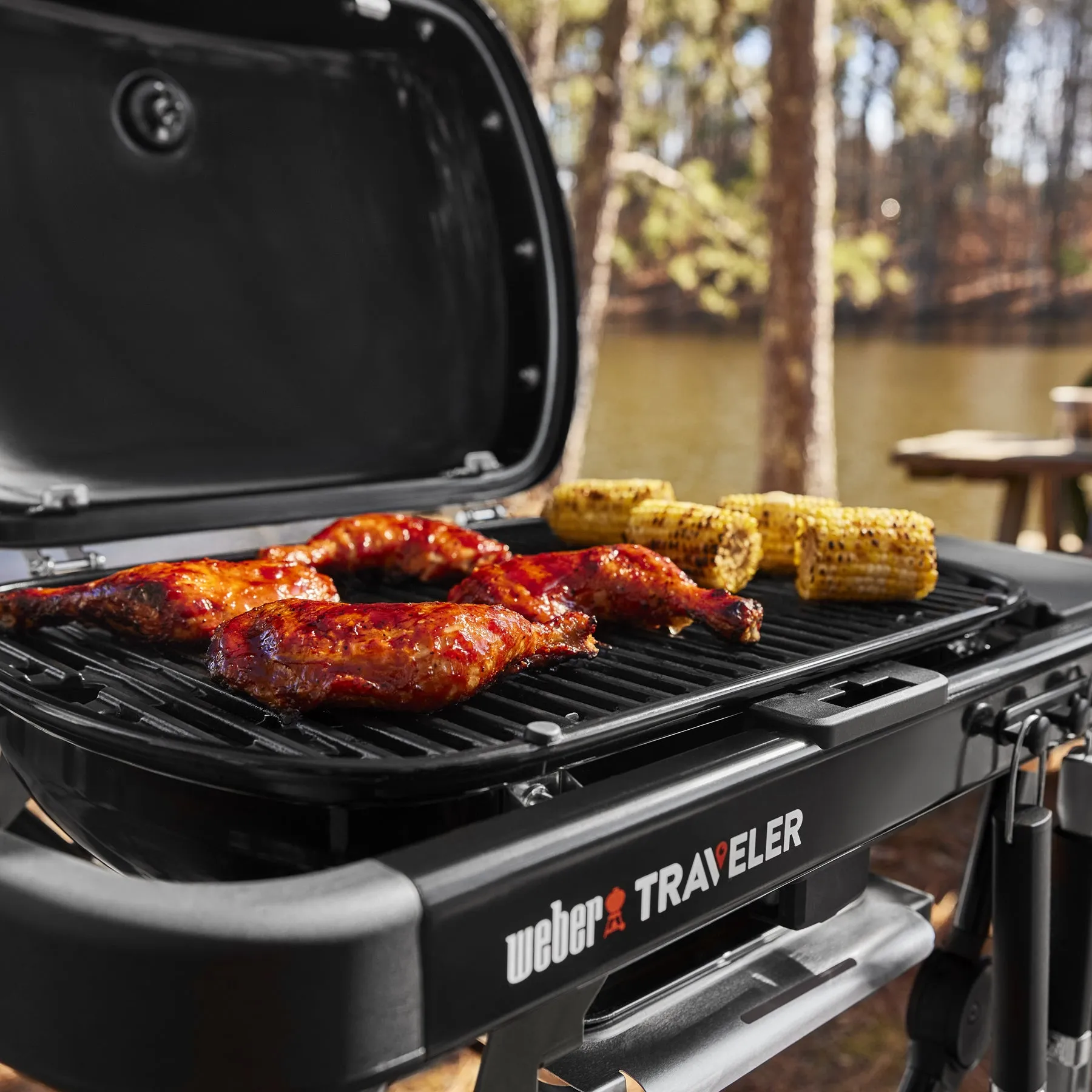 Weber Traveler Compact Portable Gas Barbecue