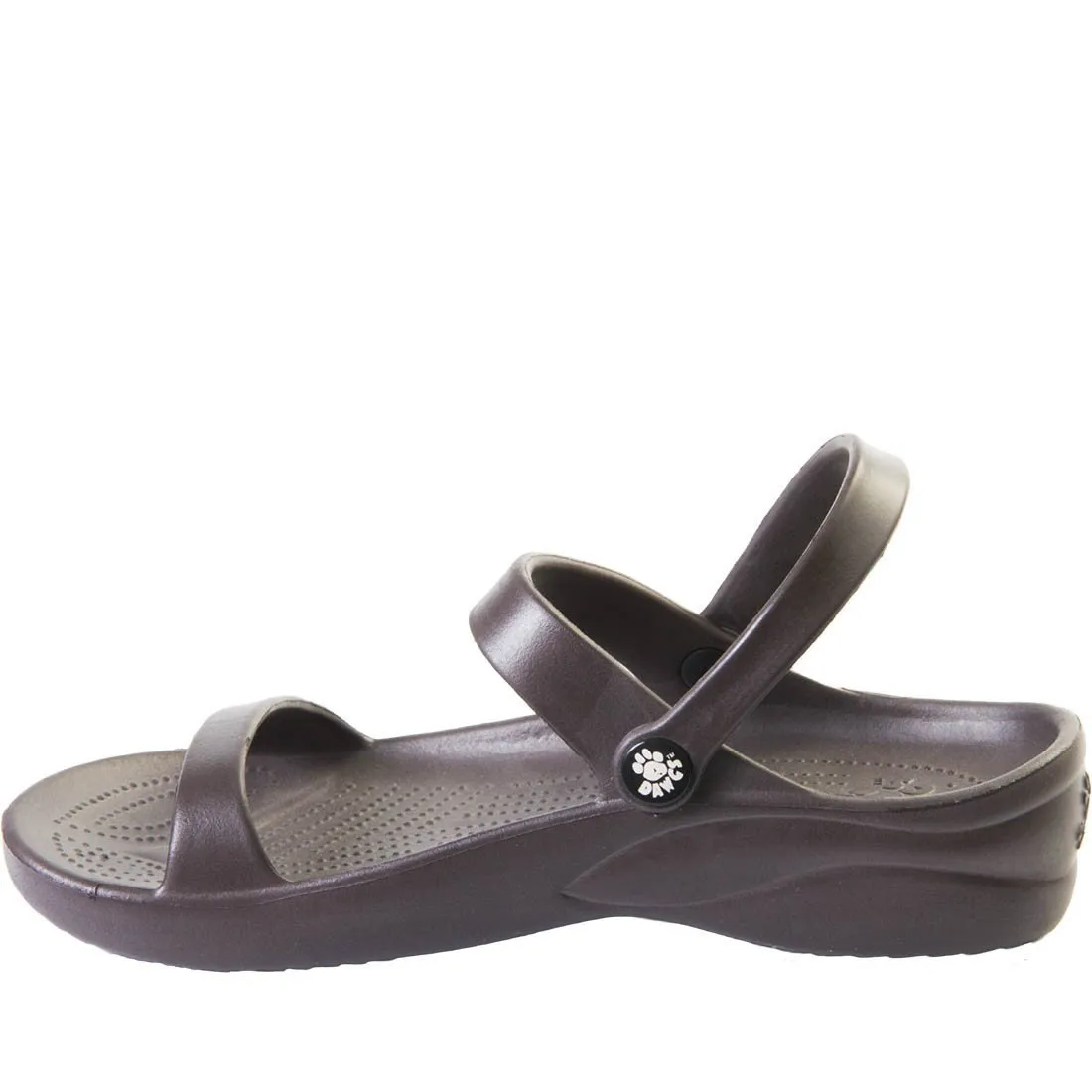 Women's 3-Strap Sandals - Dark Brown