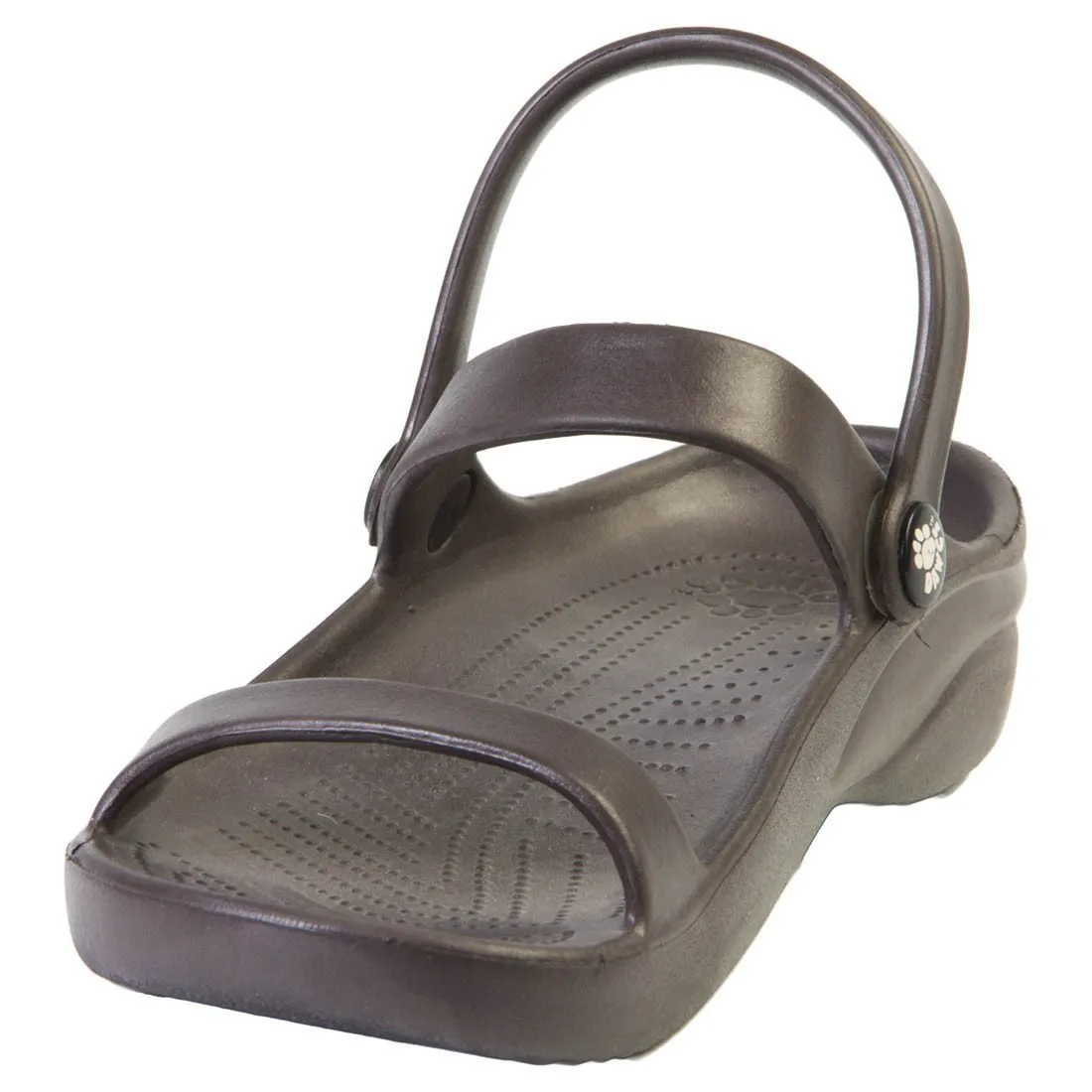 Women's 3-Strap Sandals - Dark Brown