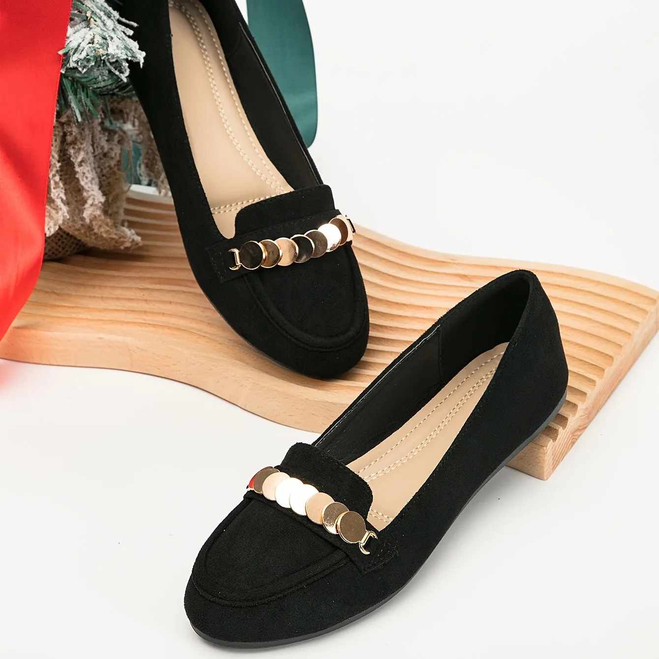 Women's Flat Loafers Fashion Sequin Lightweight Solid Shoes