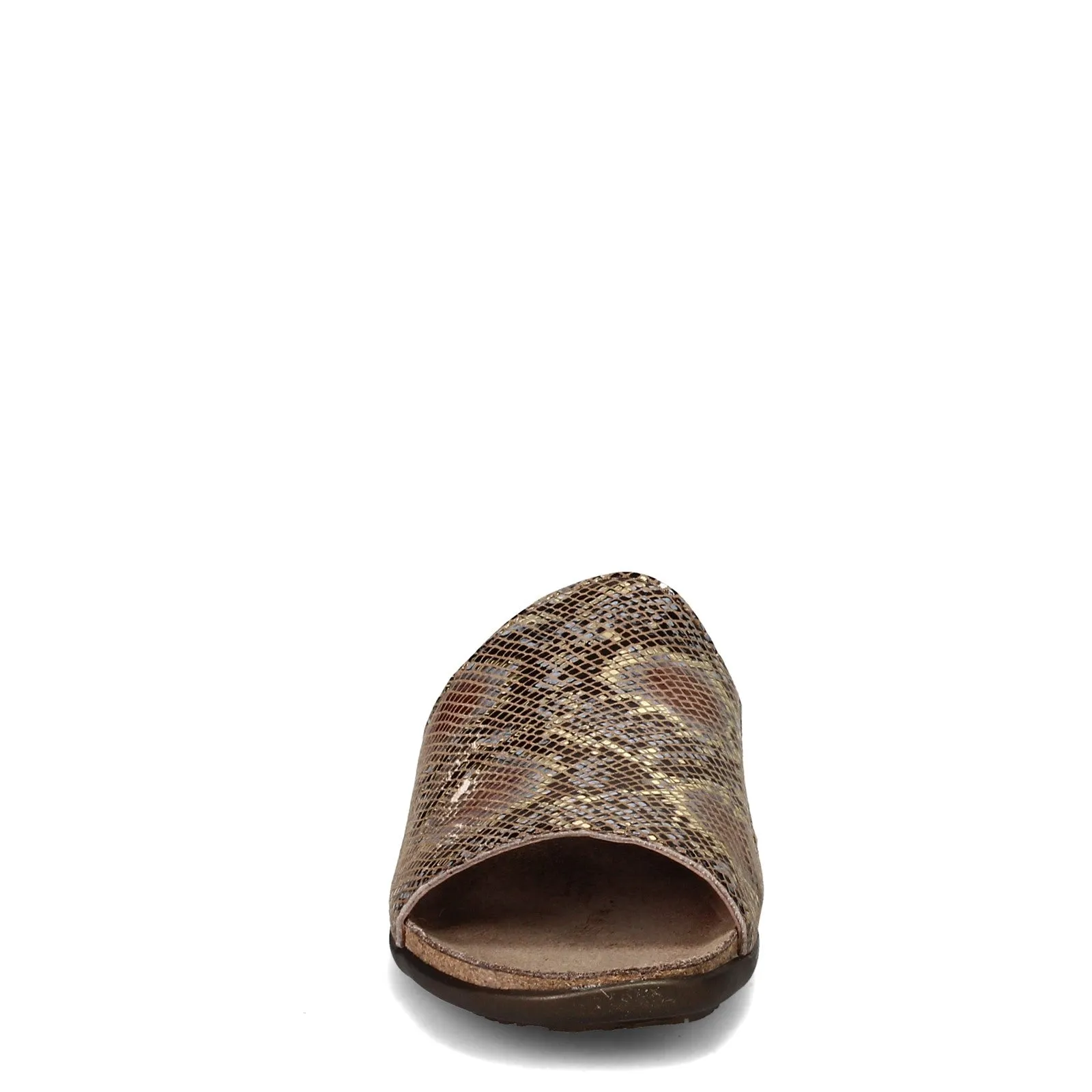 Women's Naot | Skylar Slide Sandal | Golden Python Leather